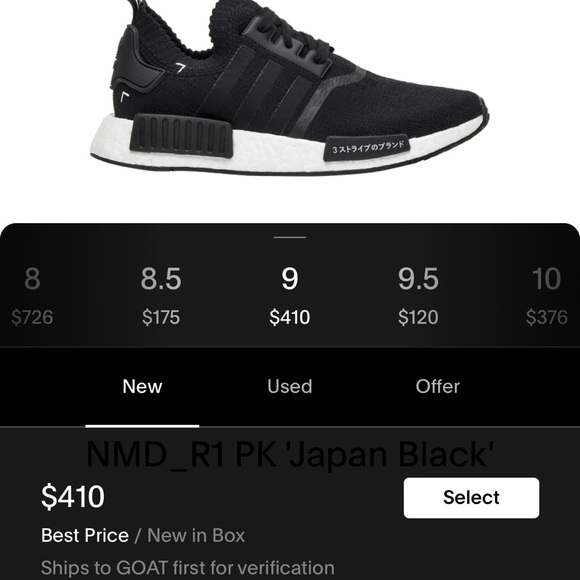 !RARE! Adidas NMD R1 PK Japan Black - Picture 9 of 9